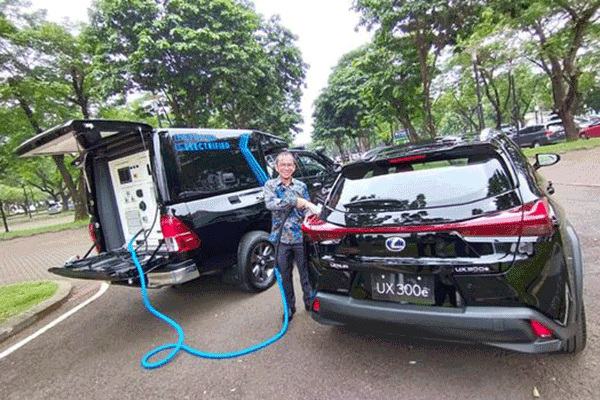 SETEC POWER Mobile EV Charging System Unveiled in Bali