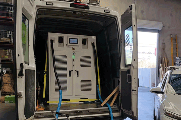 Notes on installing Emergency mobile EV charging system on van