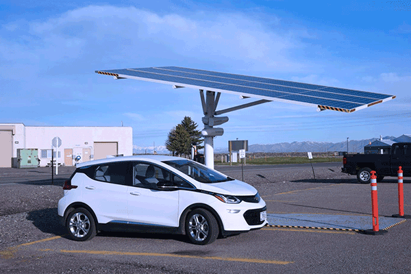 EV Charging with Solar Storage