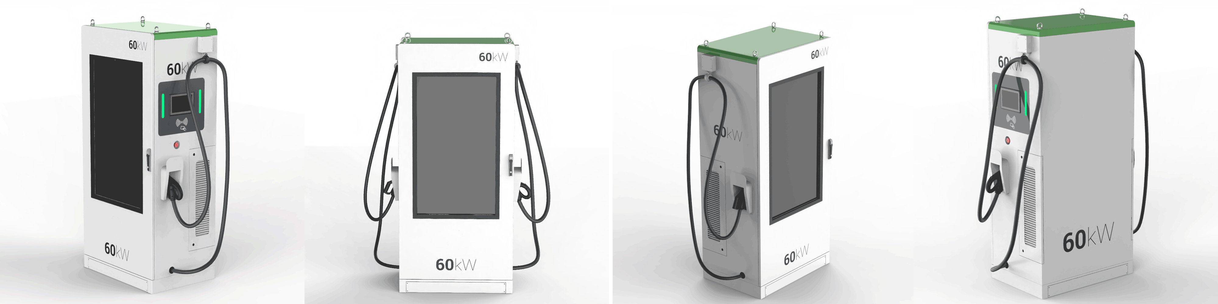 60kw advertising display charging station views