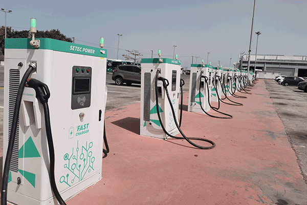 Case of large EV charging station in Israel
